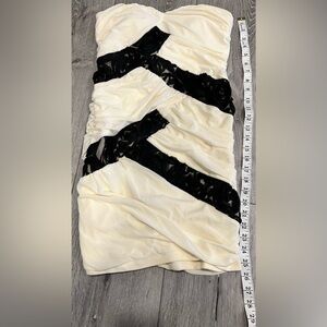 Bebe white tube dress